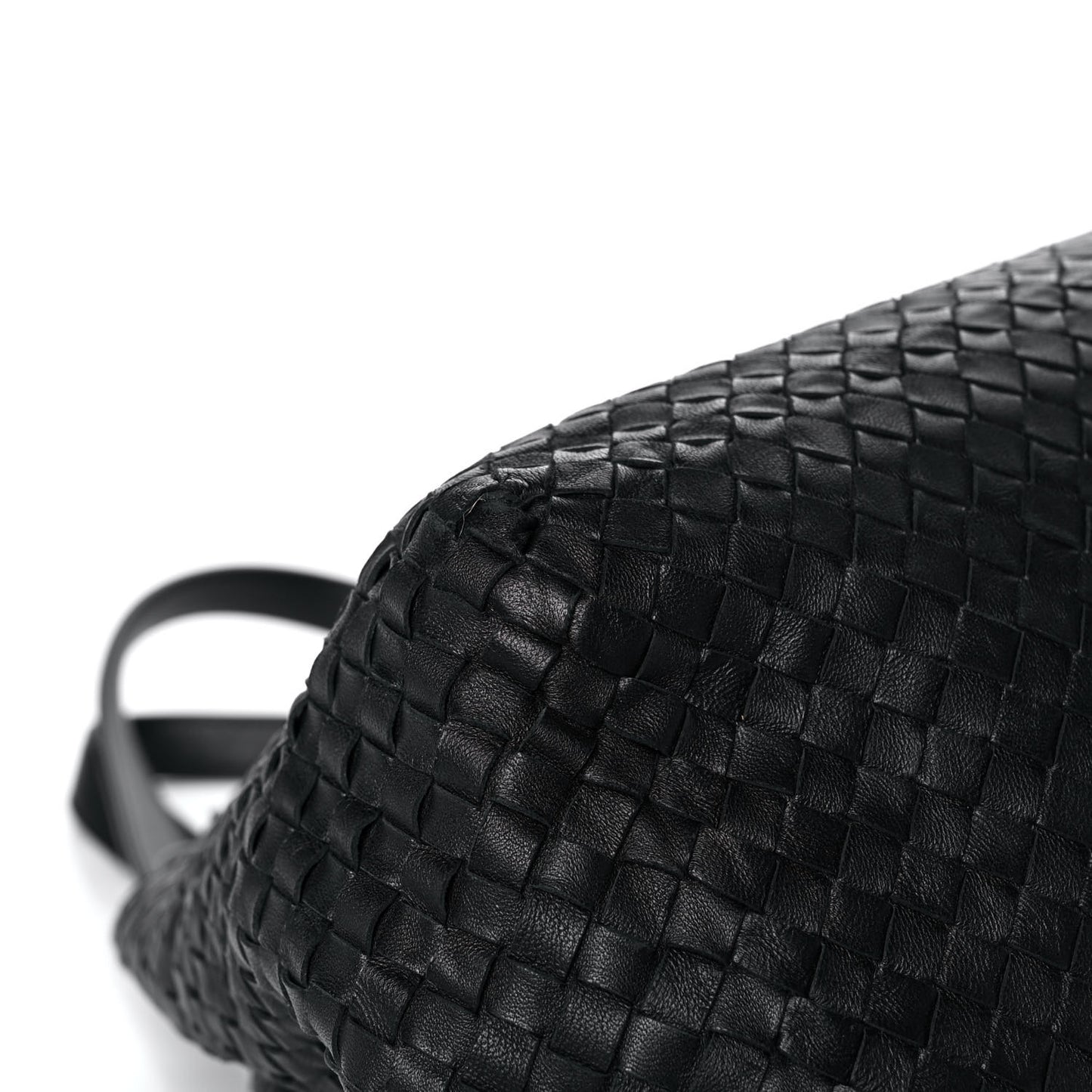 Nappa Intrecciato Large Cesta Tote Black