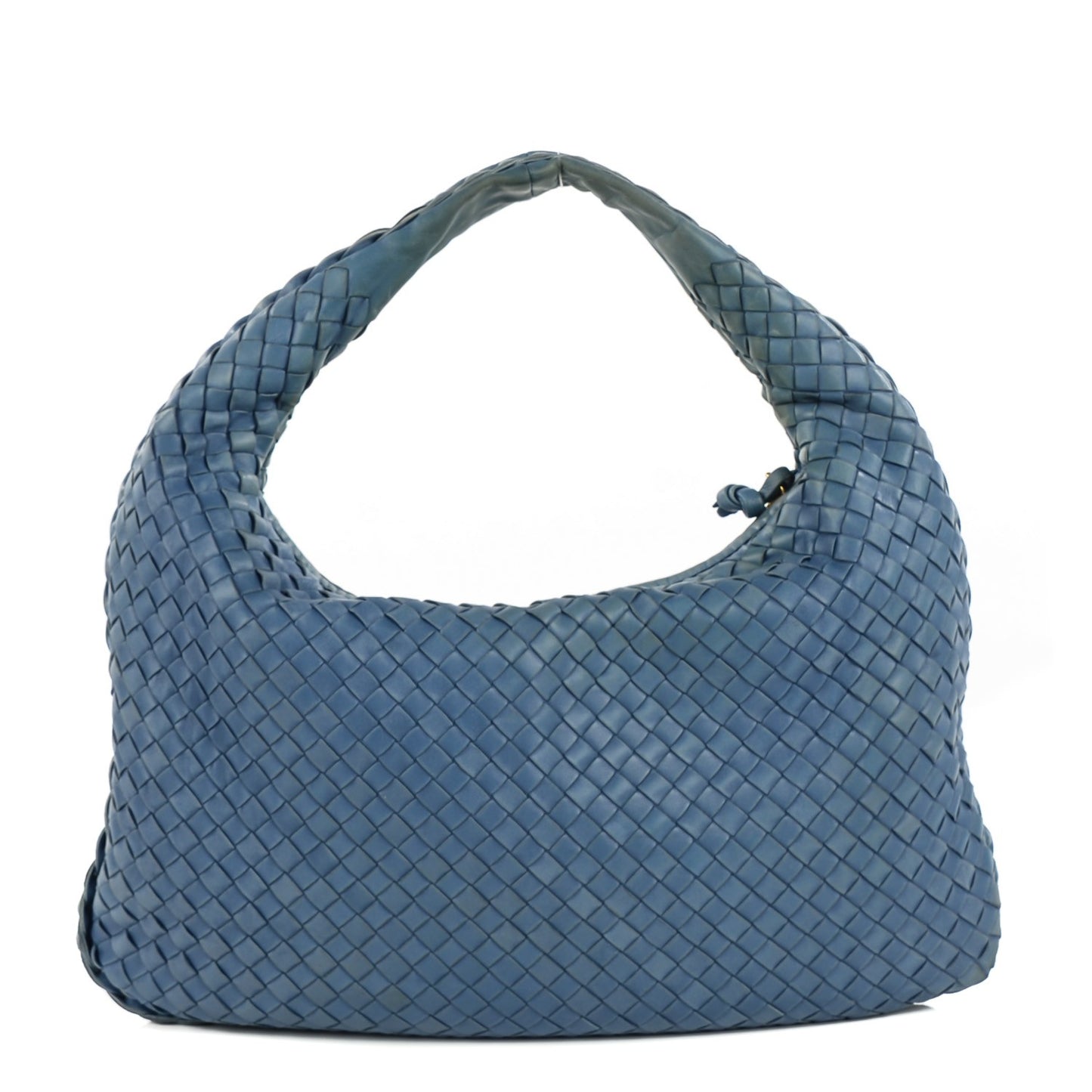 Nappa Intrecciato Medium Veneta Hobo Oceano