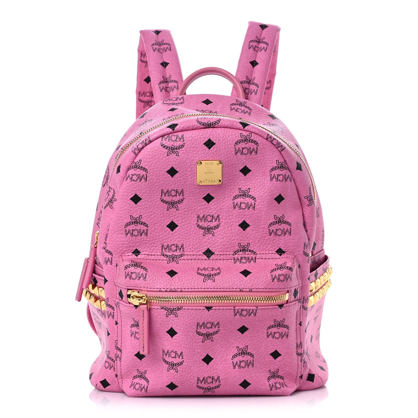 Visetos Small Side Stud Stark Backpack Pink