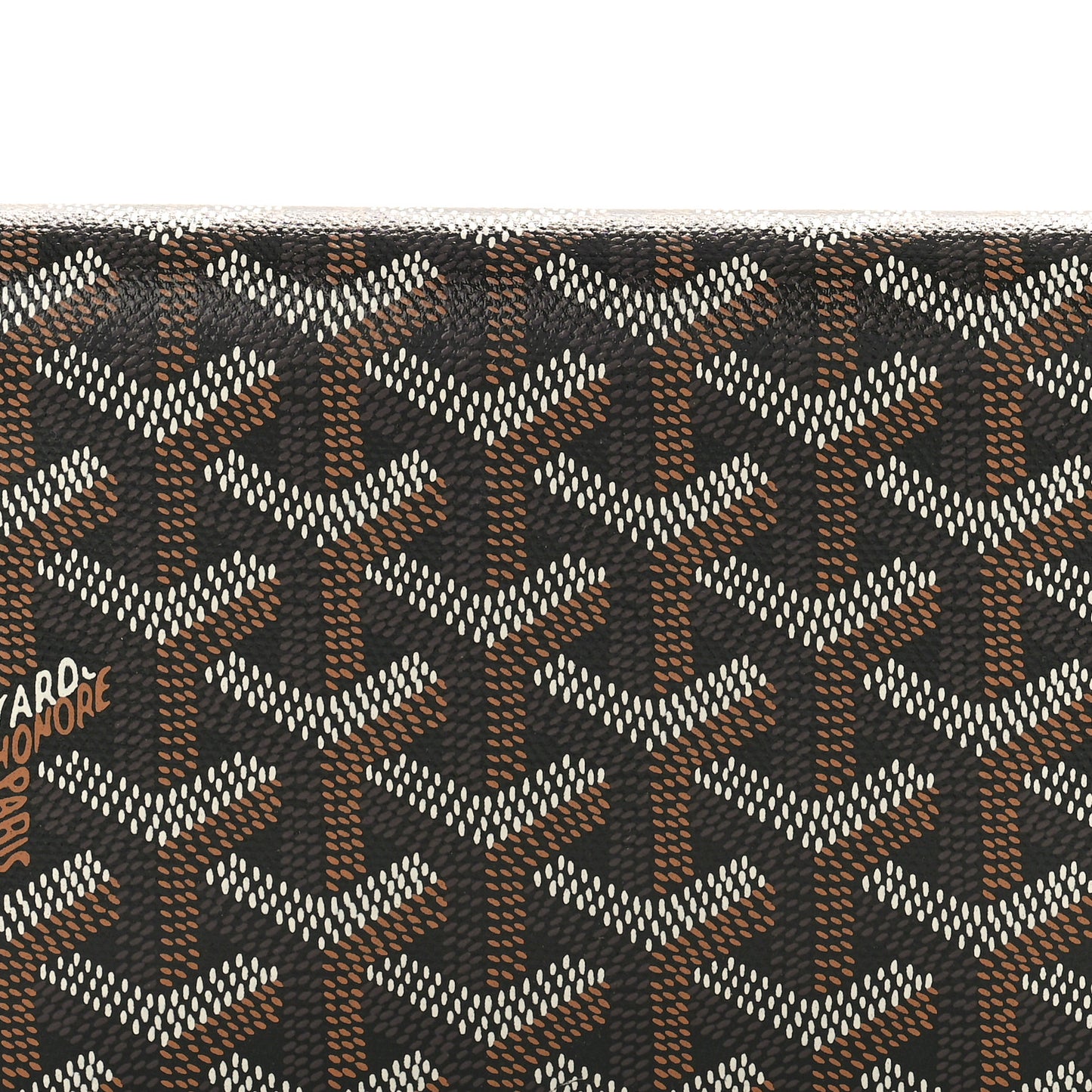 Goyardine Richelieu Wallet Black Gold