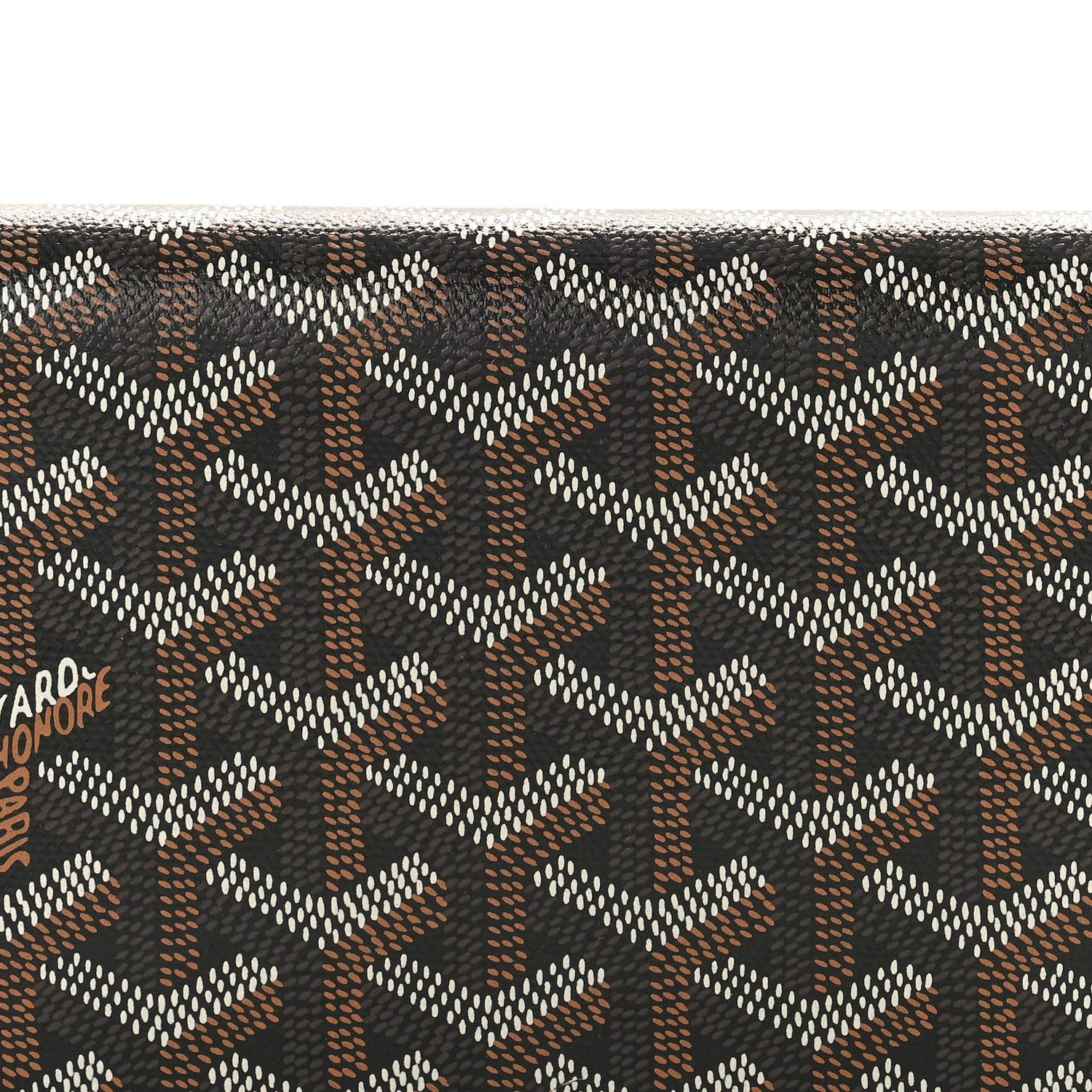 Goyard Goyardine Richelieu Wallet Black Gold 8 of 9