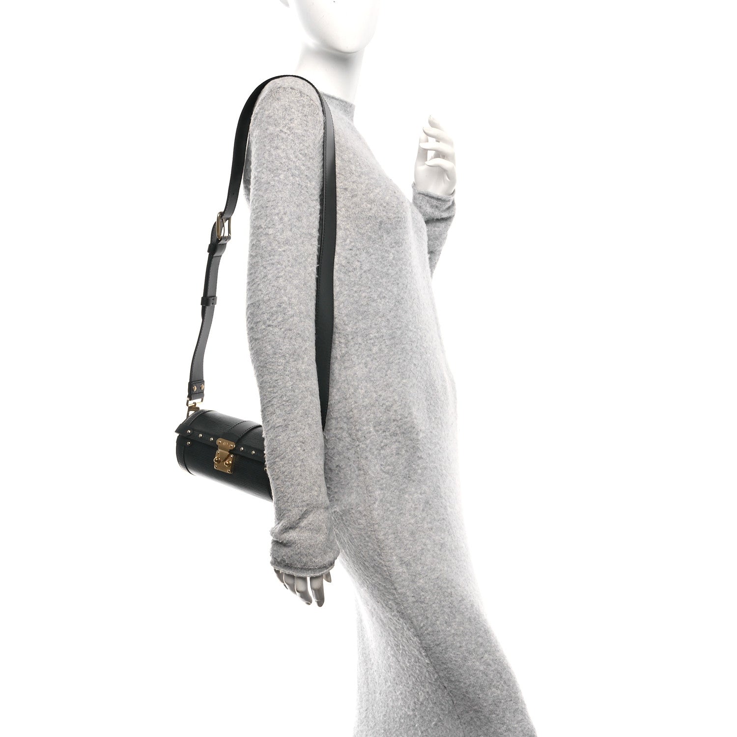 Louis Vuitton Epi Papillon Trunk Black 2 of 9