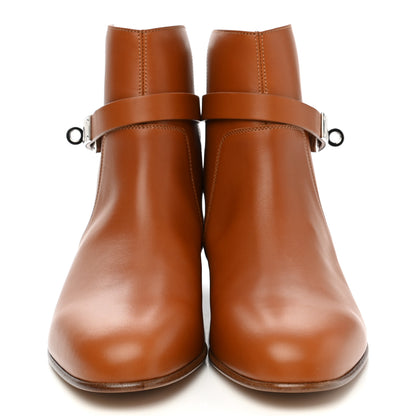Hermes Calfskin Neo Low Boots 36 Natural 2 of 9