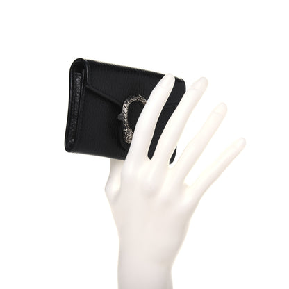 Gucci Calfskin Dionysus Coin Purse Black 2 of 11