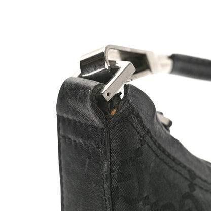 Gucci Monogram GG Clasp Hobo Black 12 of 14