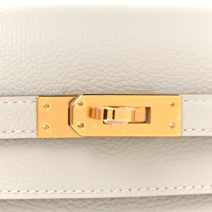 Hermes Evercolor Kelly Danse II Belt Bag Gris Perle 13 of 15