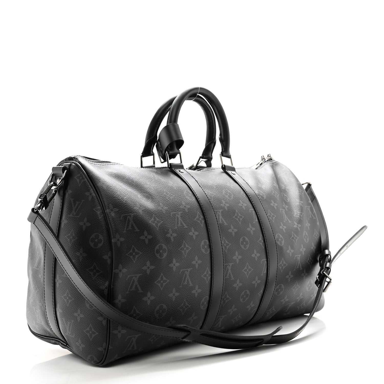 Louis Vuitton Monogram Eclipse Keepall Bandouliere 45 2 of 12