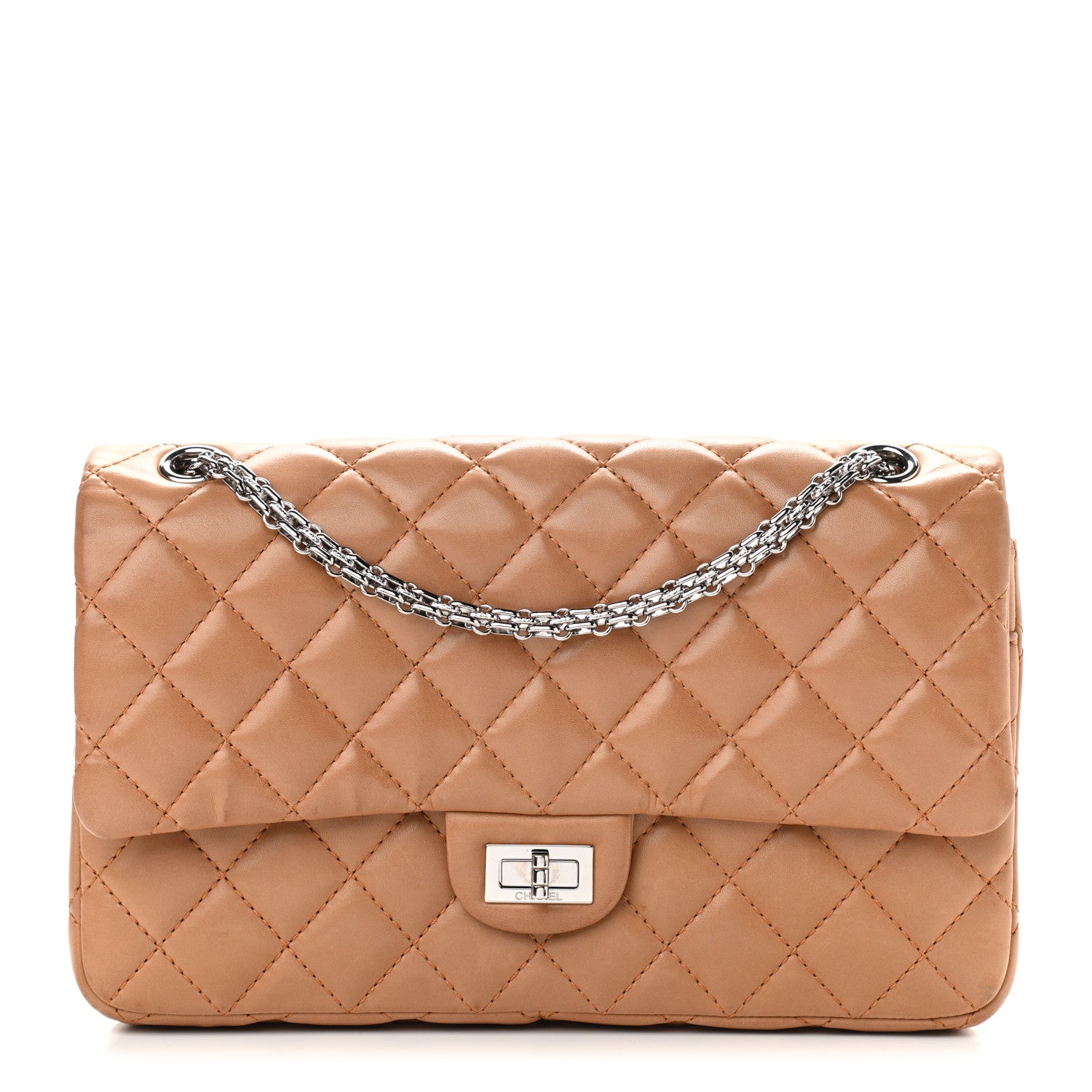 Chanel Lambskin Quilted 2.55 Reissue 226 Flap Dark Beige 1 of 18