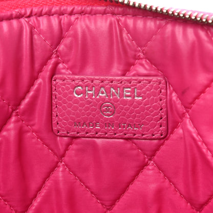 Chanel Caviar Quilted Medium Cosmetic Case Pink 6 of 7