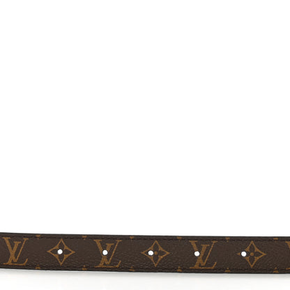 Louis Vuitton Monogram 20MM LV Circle Prime Reversible Belt 80 32 Black 4 of 8