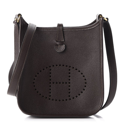 Hermes Epsom Evelyne TPM Chocolate 1 of 9