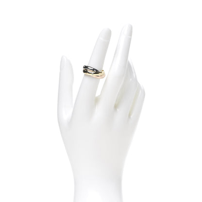 Cartier 18K Pink Yellow White Gold Diamond Trinity Ring 52 6 2 of 8