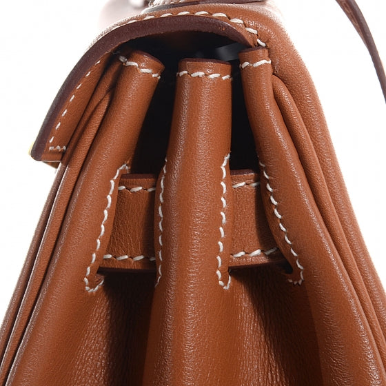Hermes Swift Kelly 32 Retourne Gold 12 of 21