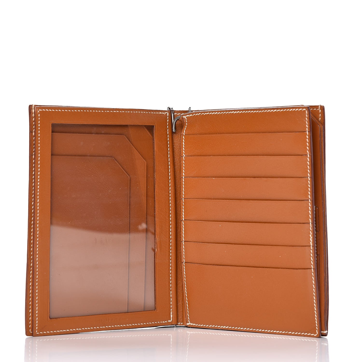 Hermes Chevre Passport Wallet Gold 5 of 16