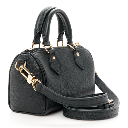 Louis Vuitton Empreinte Monogram Nano Speedy Black 3 of 9