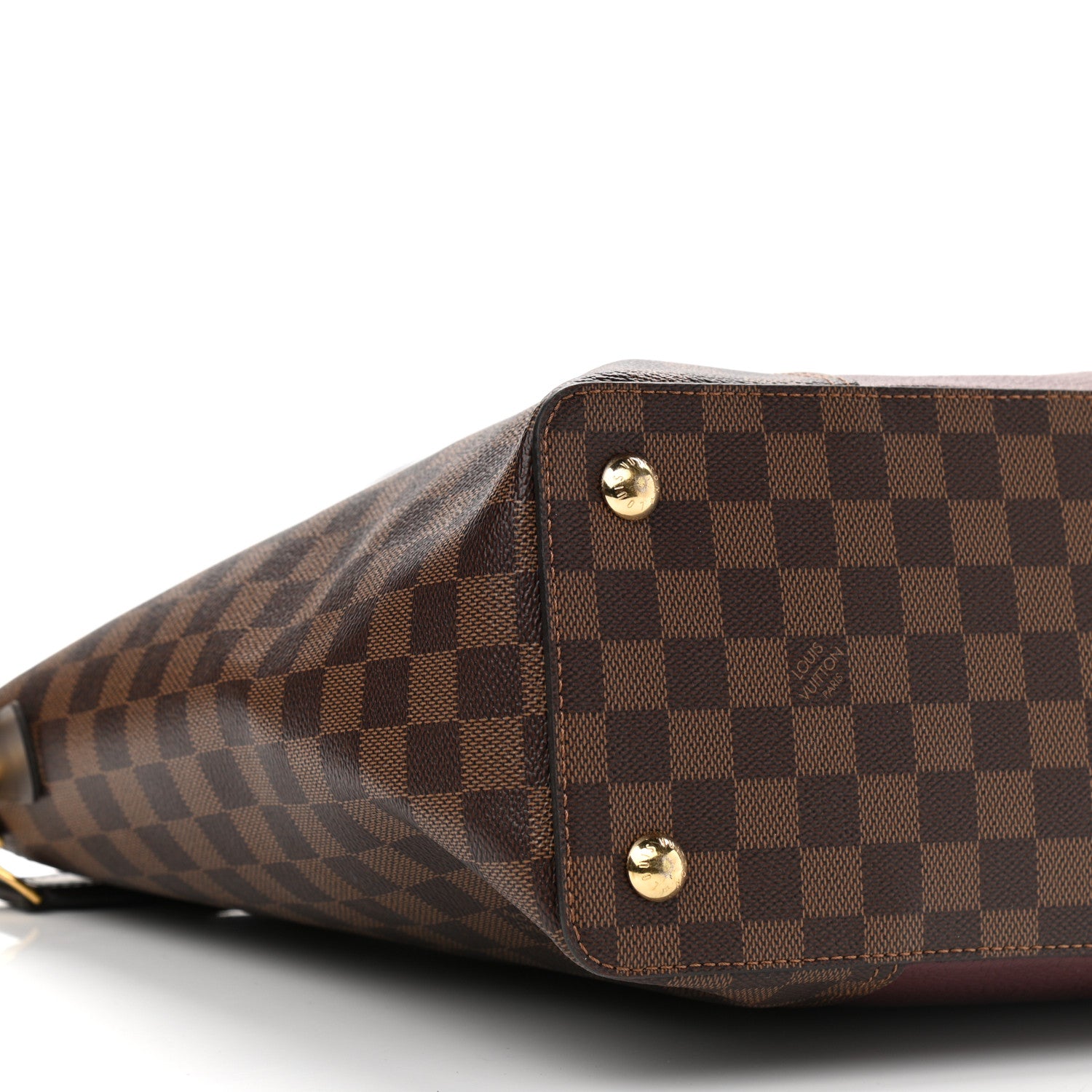 Louis Vuitton Damier Ebene Taurillon Jersey Bordeaux 9 of 10