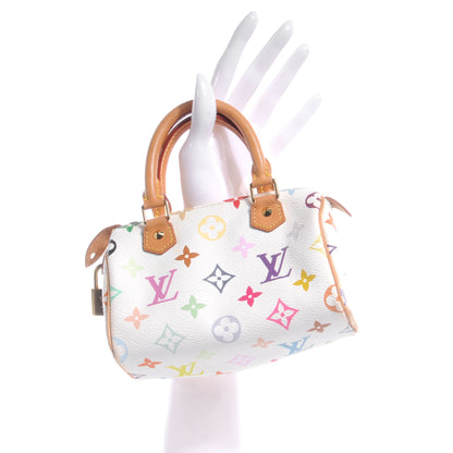 Louis Vuitton Monogram Multicolor Mini Sac HL Speedy White 2 of 9