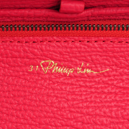 3.1 Phillip Lim 3.1 Textured Calfskin Medium Pashli Satchel Raspberry 6 of 7