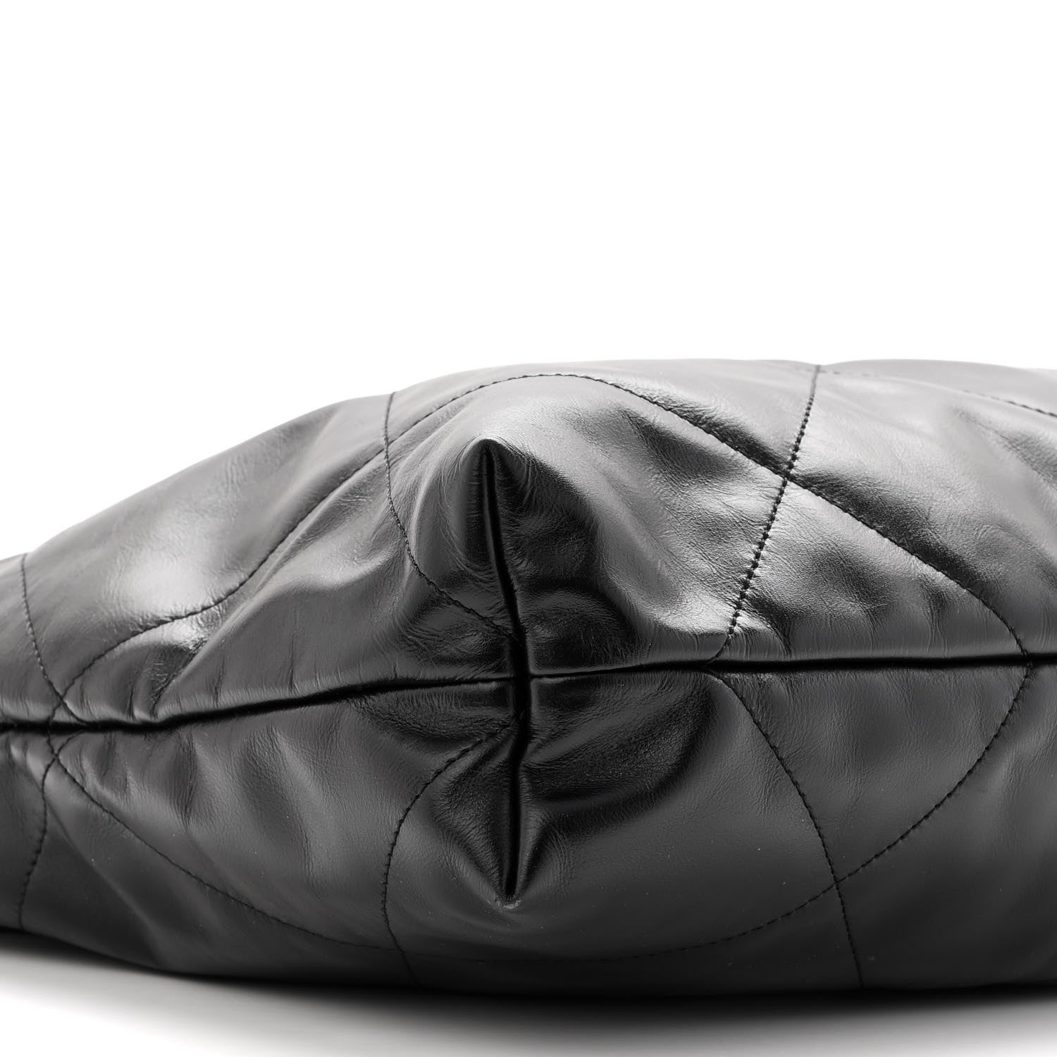 Chanel Shiny Calfskin Quilted Chanel 22 Black 10 of 12