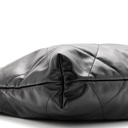 Chanel Shiny Calfskin Quilted Chanel 22 Black 10 of 12
