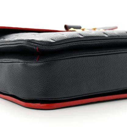 Louis Vuitton Empreinte Pochette Metis Marine Rouge 9 of 11