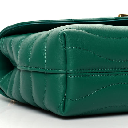 Louis Vuitton Calfskin New Wave Chain Bag MM NM Emerald 10 of 11