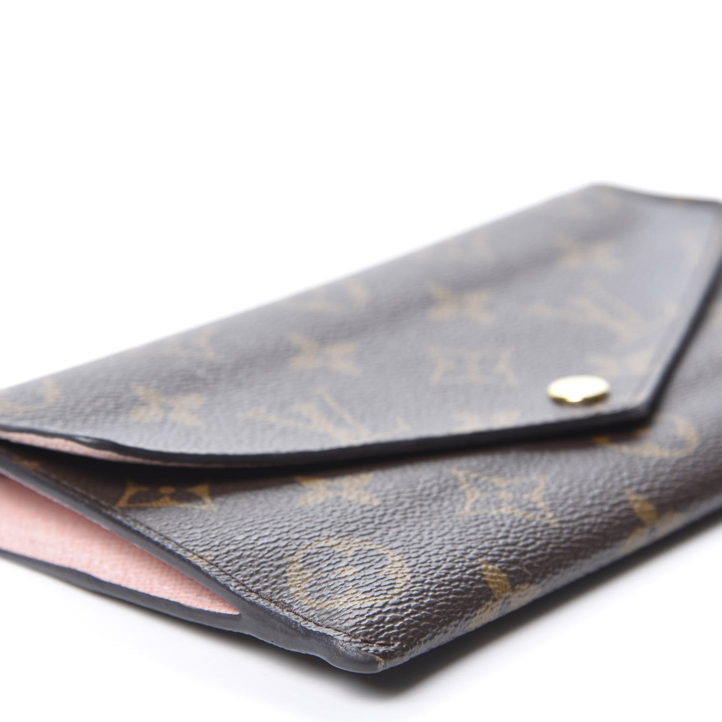 Monogram Jeanne Wallet Rose Ballerine