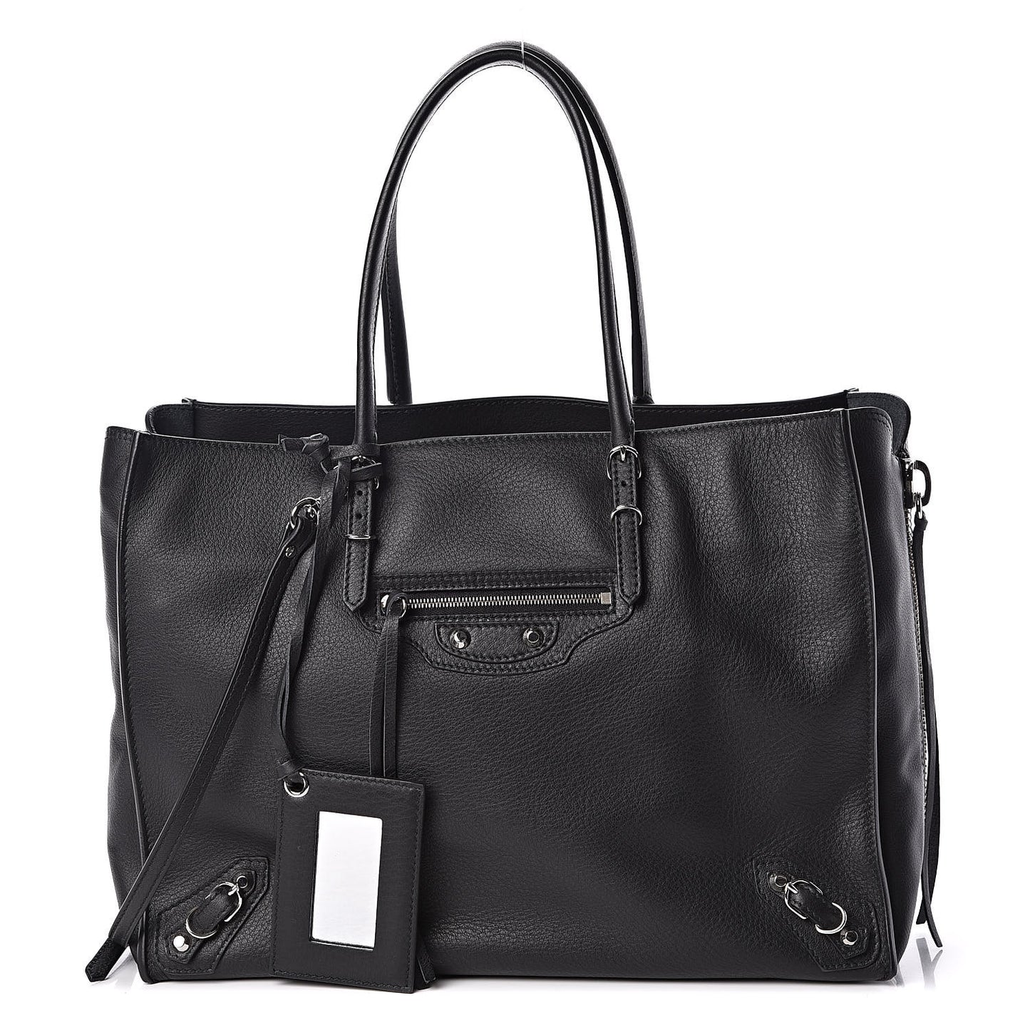 Veau Papier B4 Zip Around Tote Black