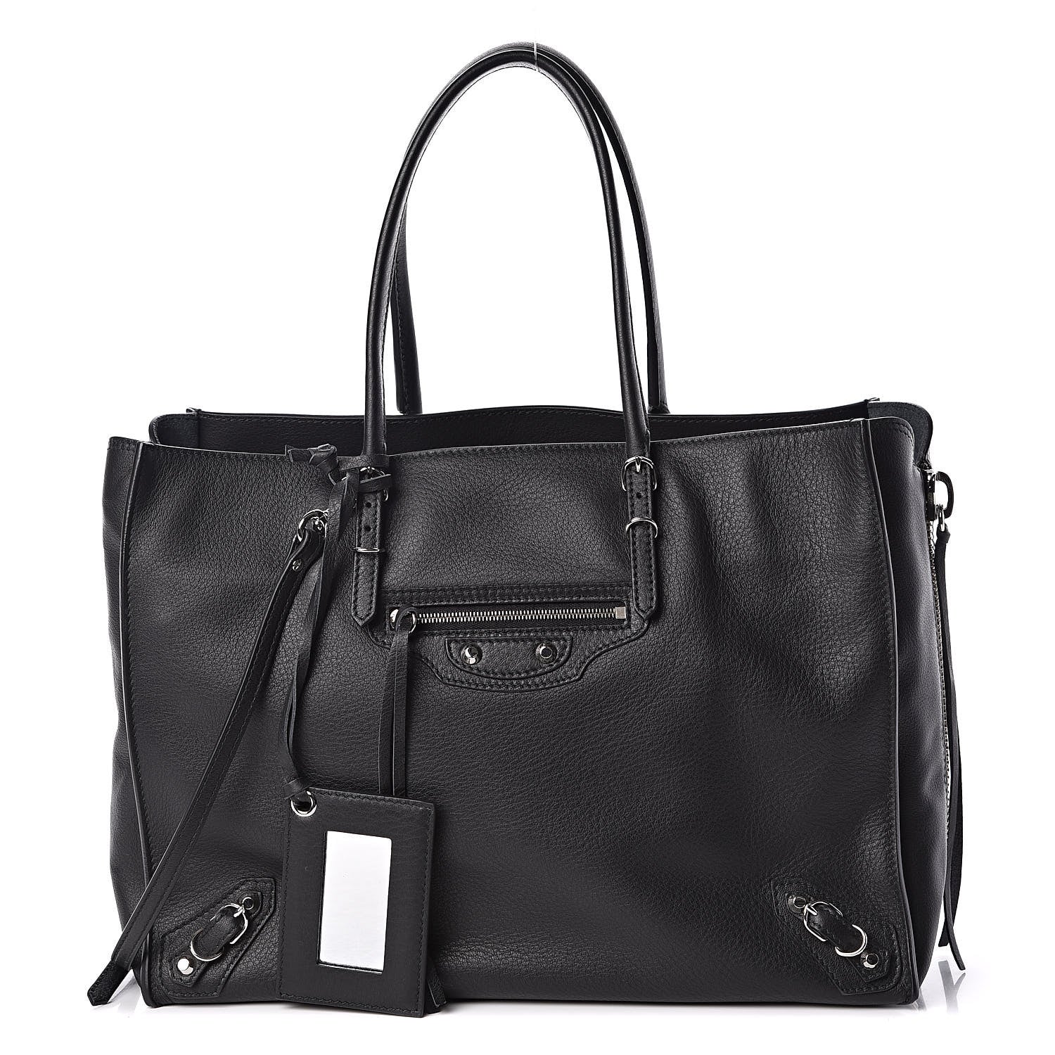 Balenciaga Veau Papier B4 Zip Around Tote Black 1 of 9