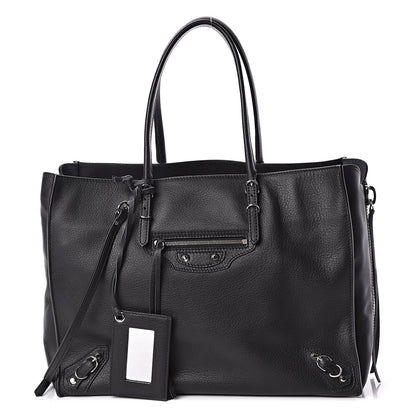 Balenciaga Veau Papier B4 Zip Around Tote Black 1 of 9