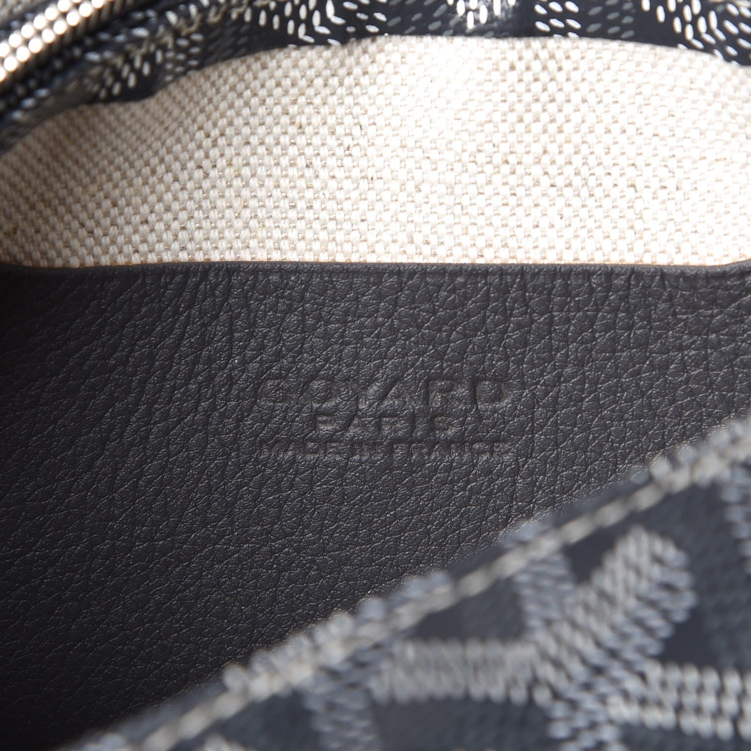 Goyard Chevron Plumet Wallet Clutch Grey 7 of 8