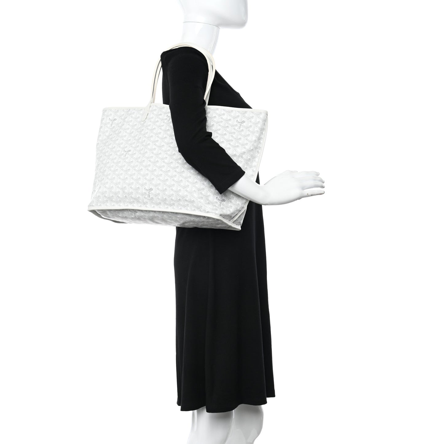 Goyardine Reversible Anjou PM White