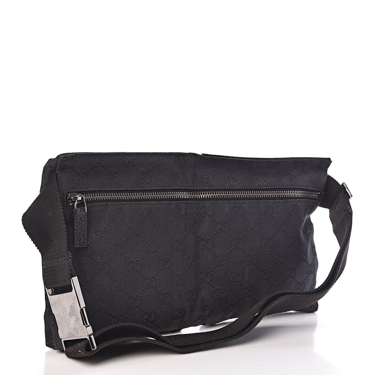 Gucci GG Monogram Double Pocket Belt Bag Black 3 of 11