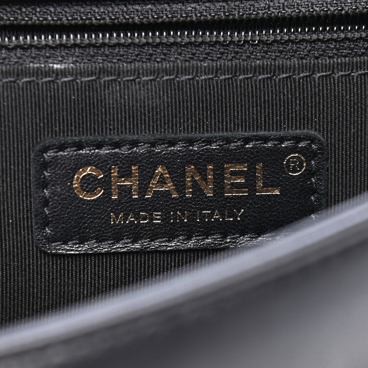 Lambskin Quilted Studded CC Flap Black