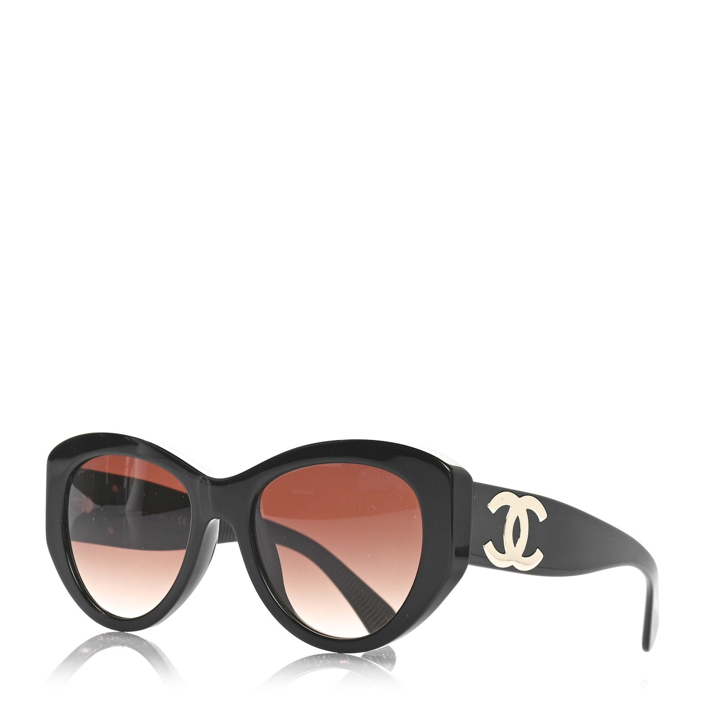 Acetate Butterfly Large CC Sunglasses 5492 Black