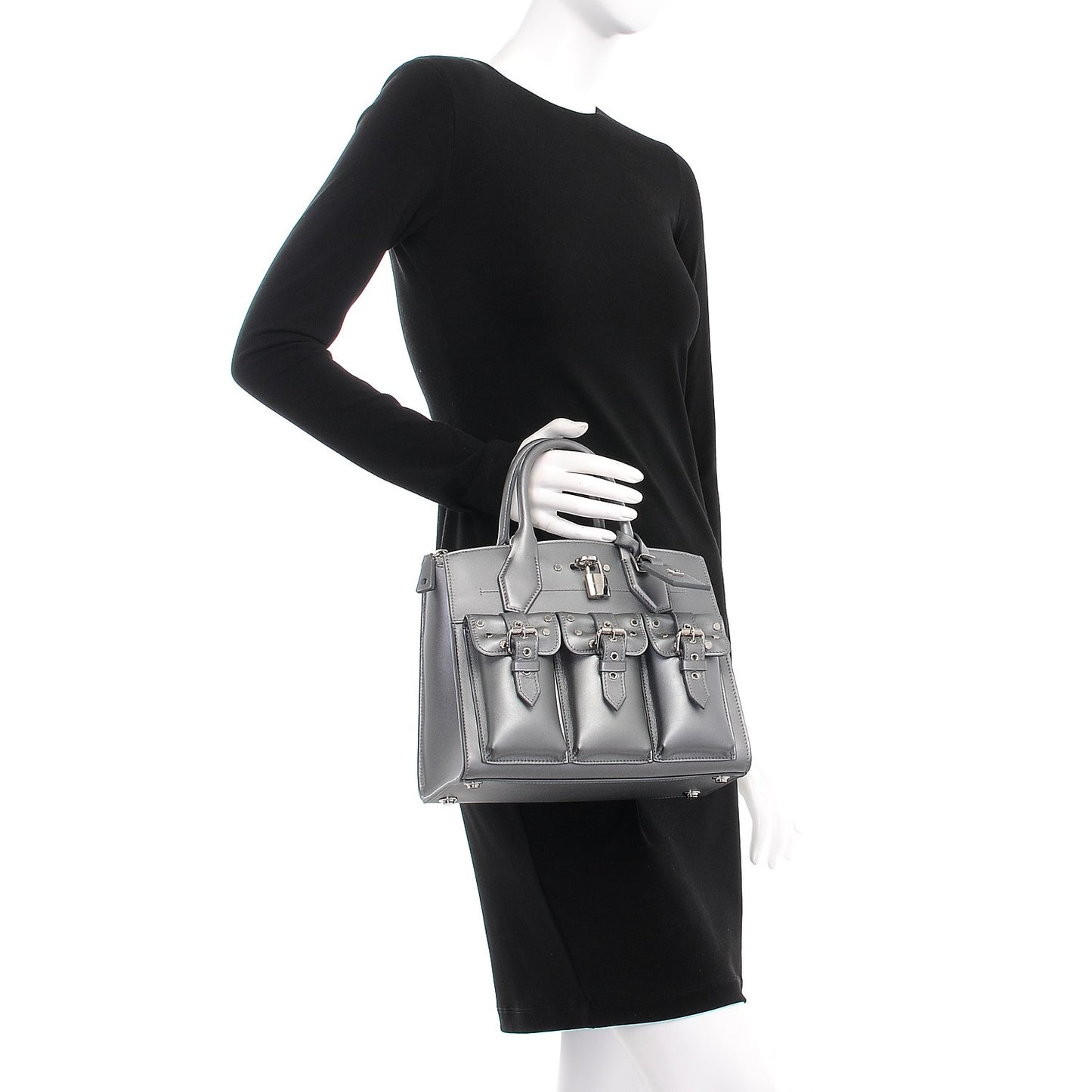 Taurillon City Steamer Pockets PM Silver