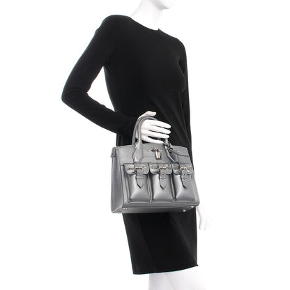 Louis Vuitton Taurillon City Steamer Pockets PM Silver 3 of 12