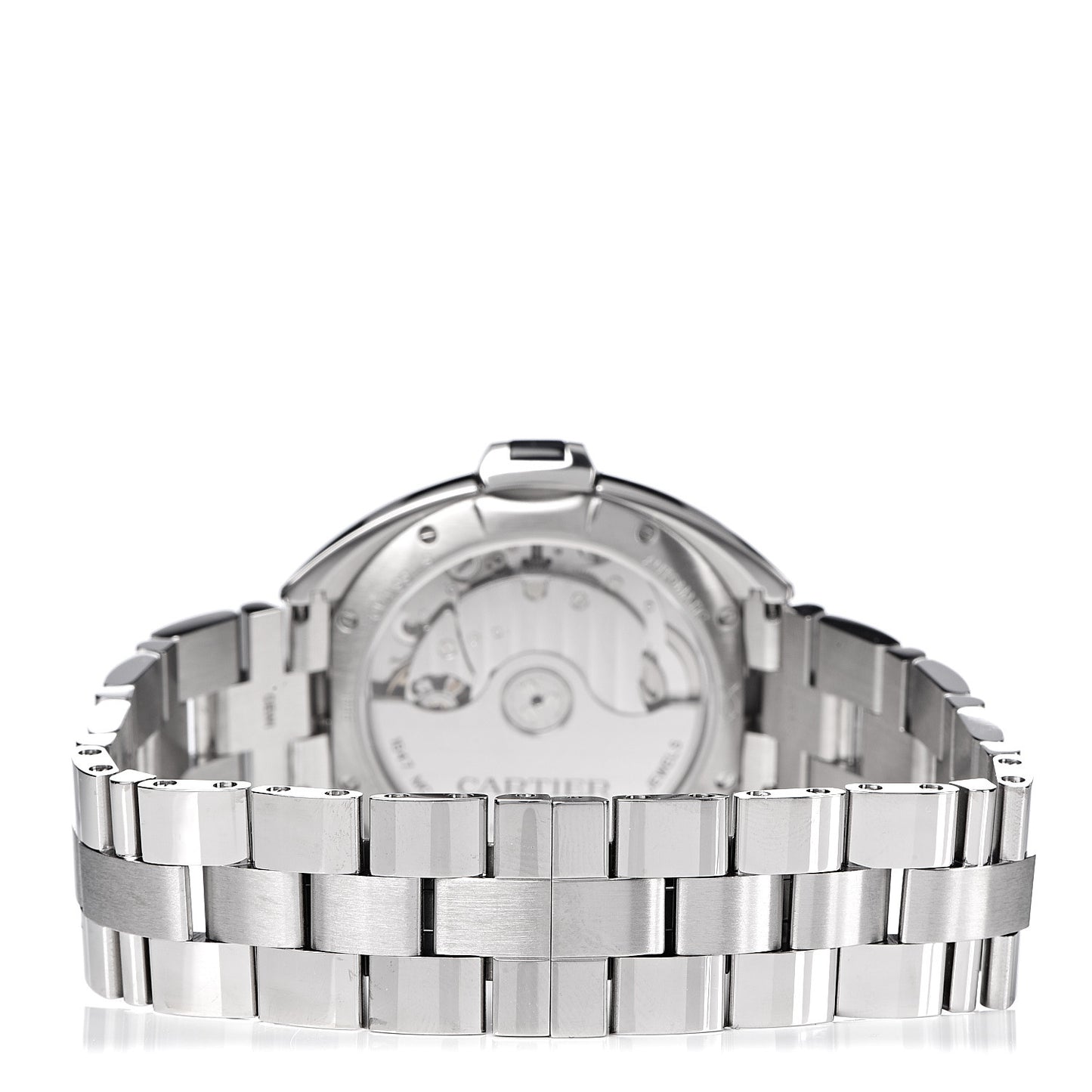 Stainless Steel 35mm Cle De Automatic Watch