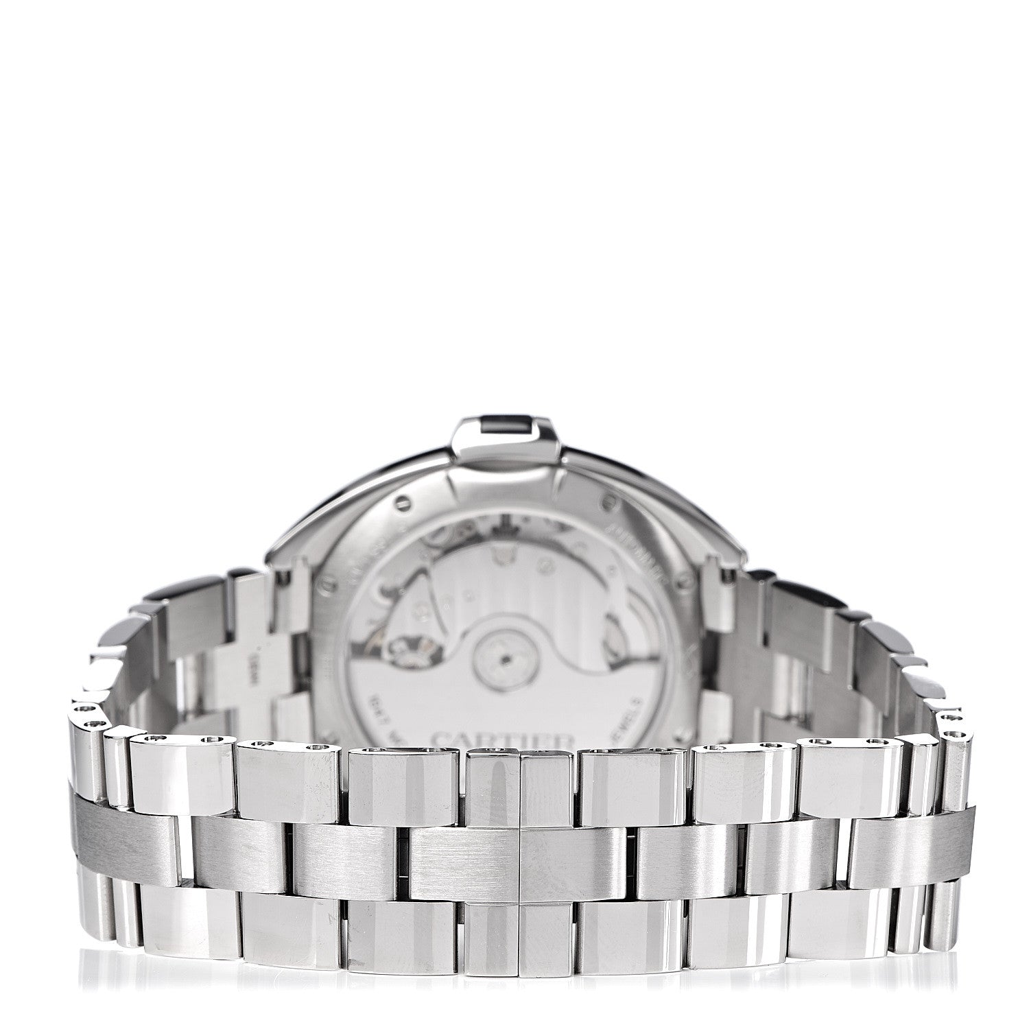 Cartier Stainless Steel 35mm Cle De Automatic Watch 4 of 7