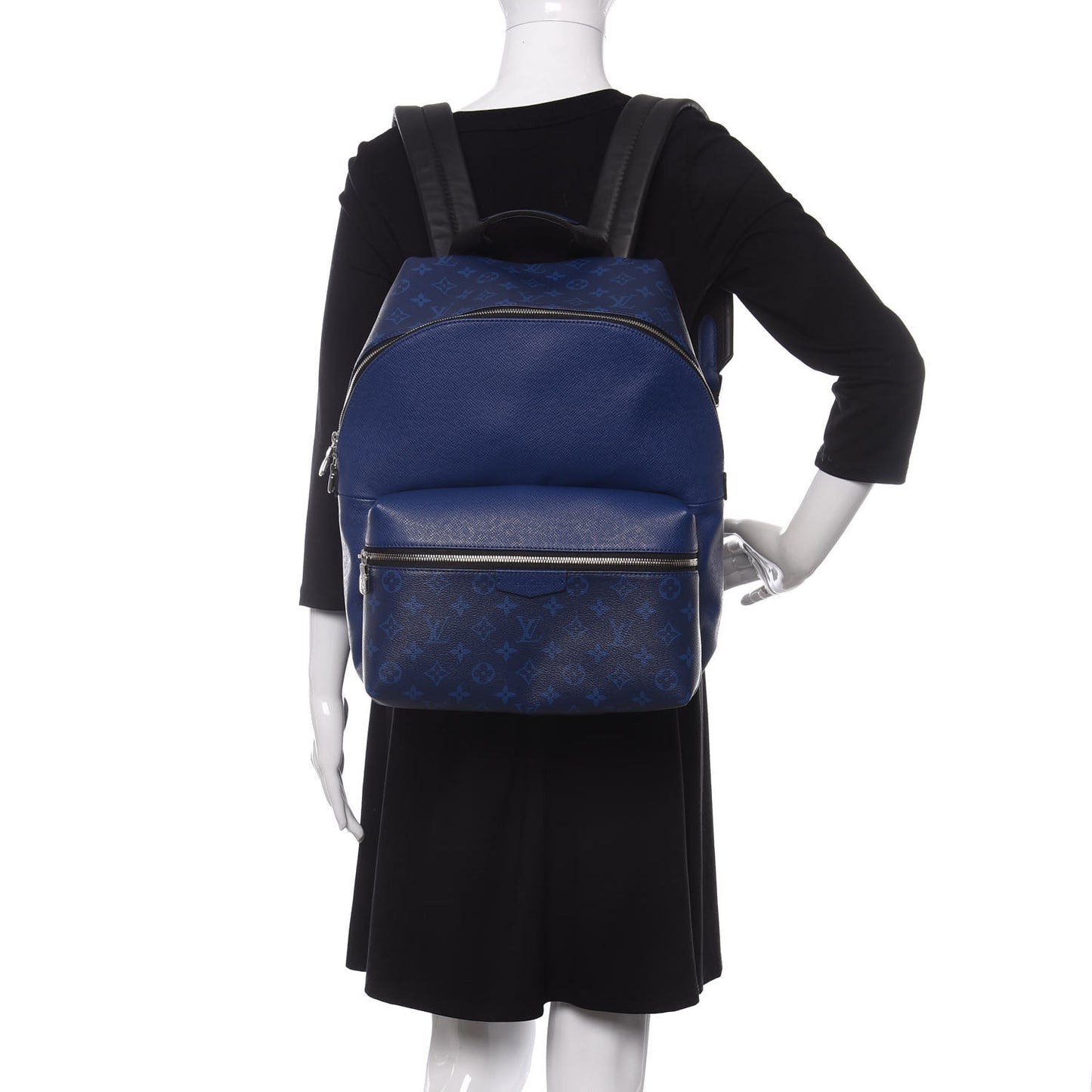 Taiga Monogram Discovery Backpack PM Cobalt