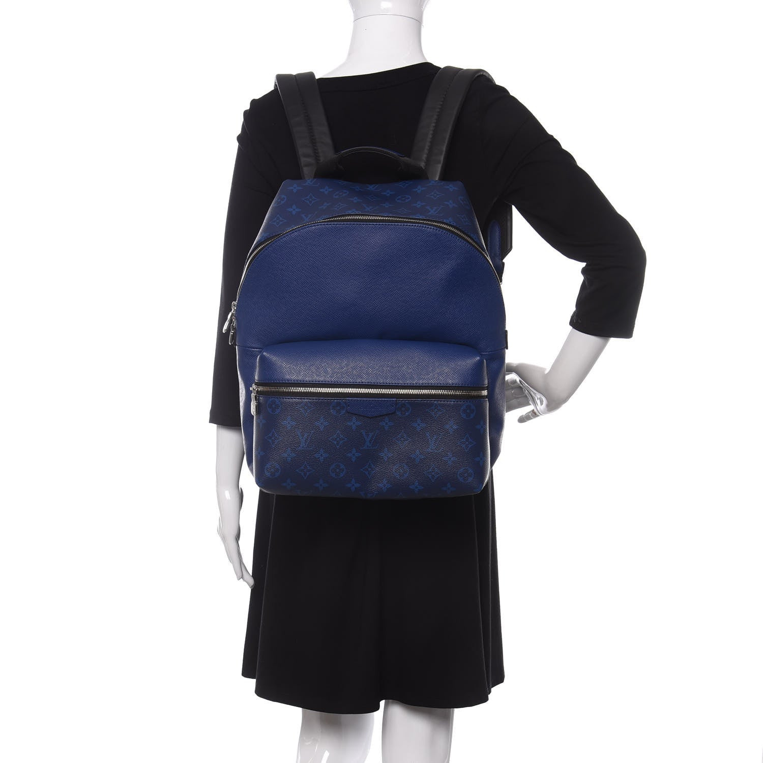 Louis Vuitton Taiga Monogram Discovery Backpack PM Cobalt 2 of 9
