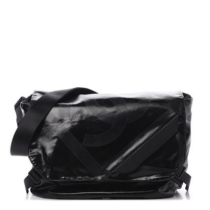 Chanel Coated Canvas Sport Messenger Black 1 of 11