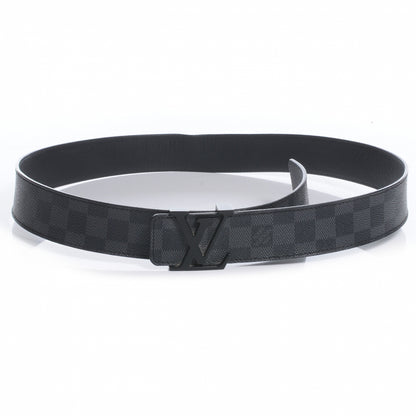 Louis Vuitton Damier Graphite LV Initiales Belt 95 38 1 of 5