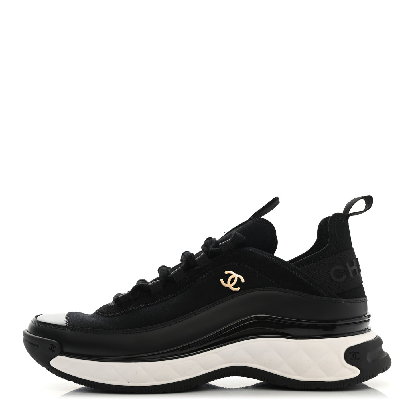 Fabric Suede CC Sneakers 40 Black