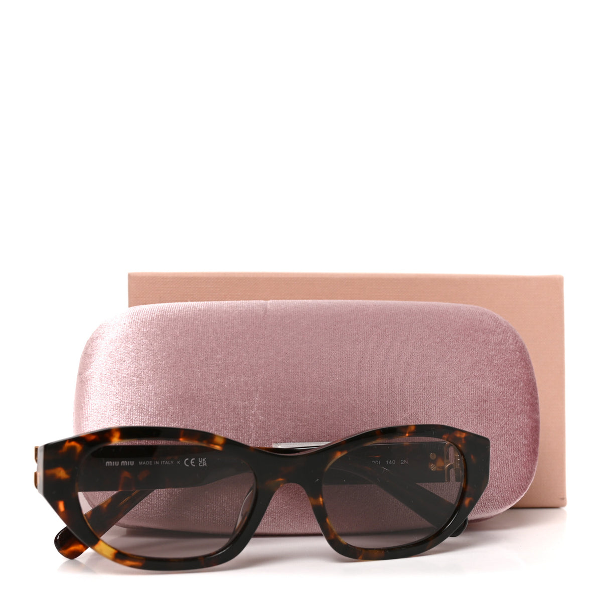 Acetate Cat Eye Sunglasses SMU A03 Tortoise