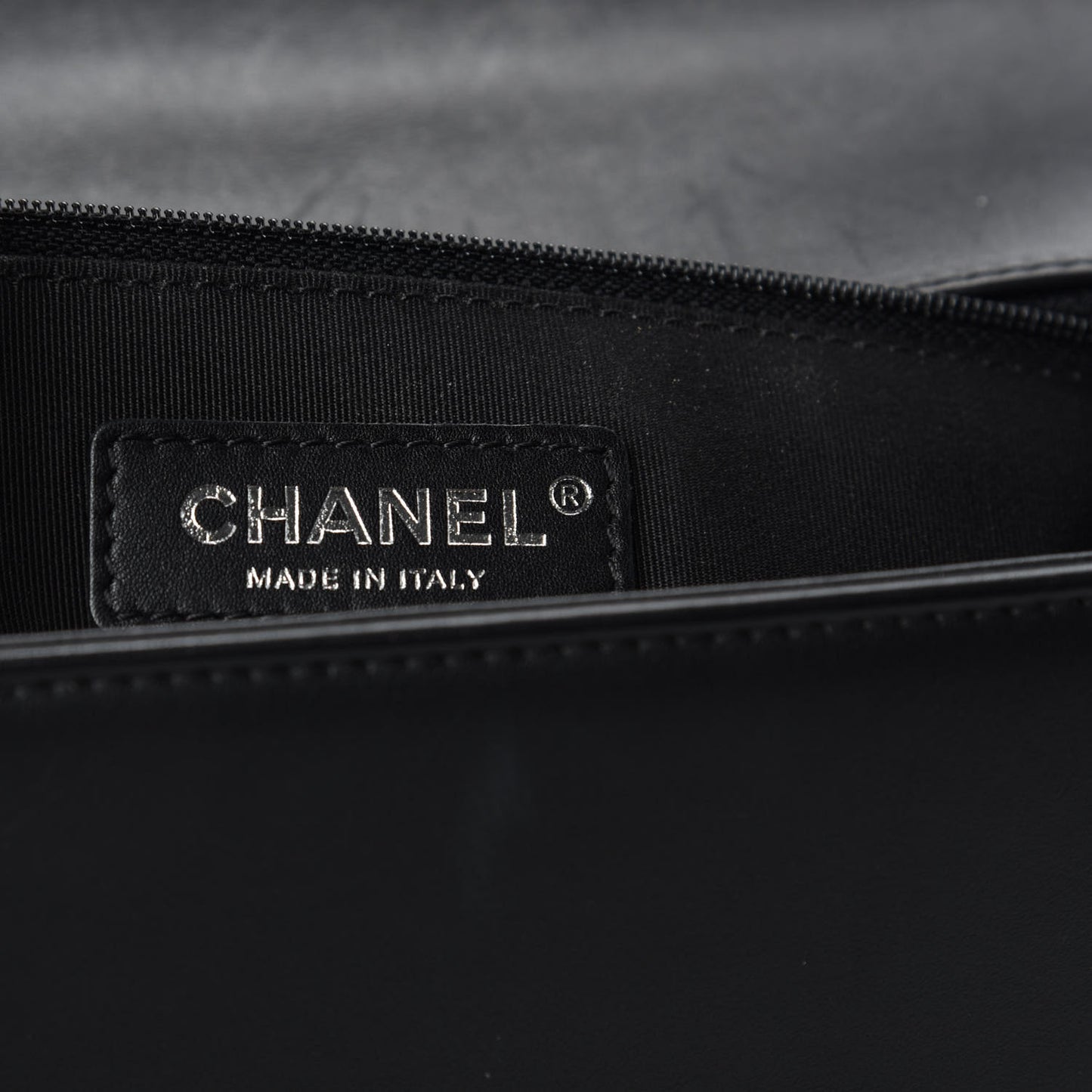 Calfskin Quilted New Medium Boy Flap Black