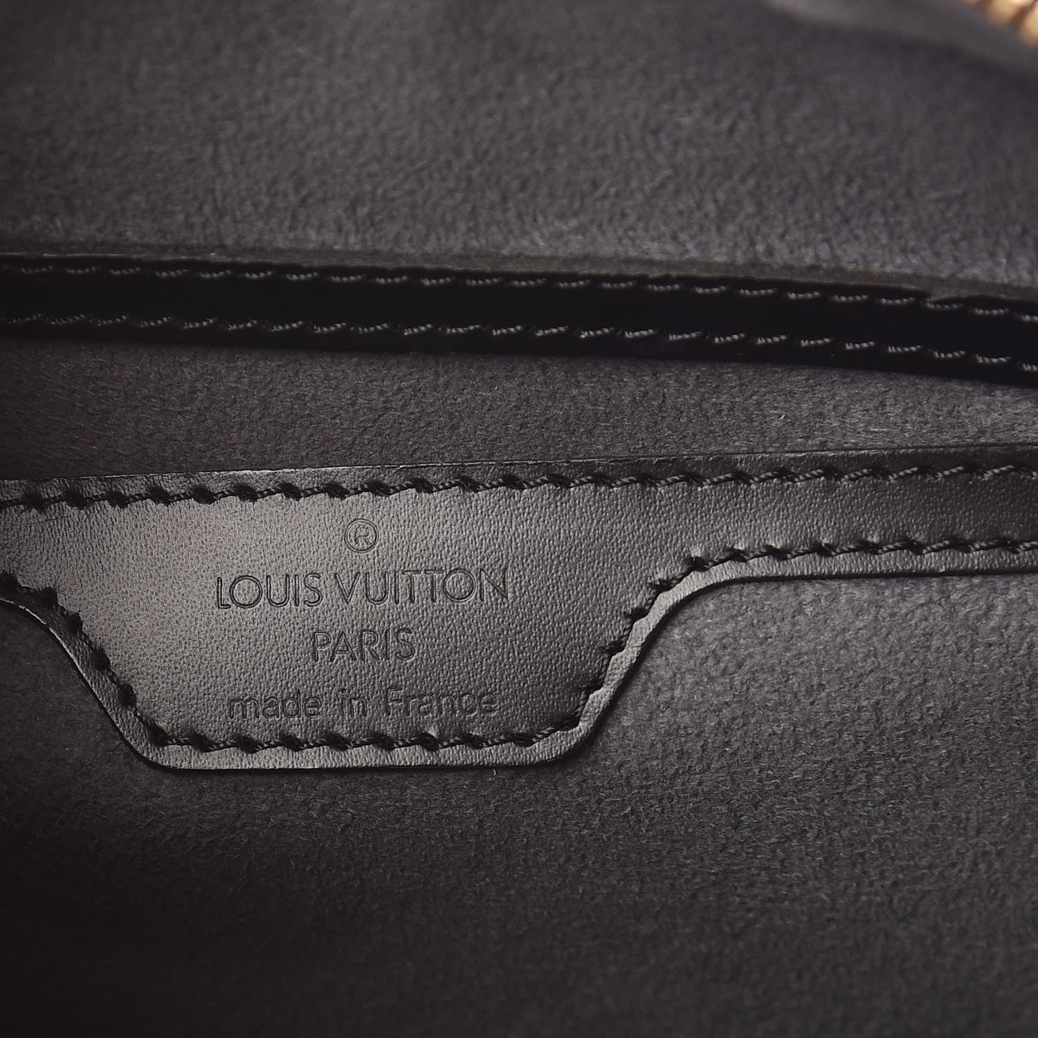 Louis Vuitton Epi Soufflot Black 7 of 12