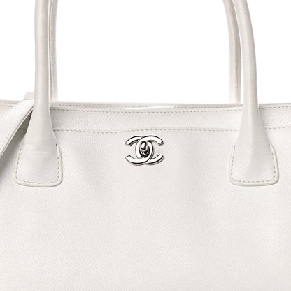 Chanel Caviar Cerf Executive Shopper Tote White 24 of 24