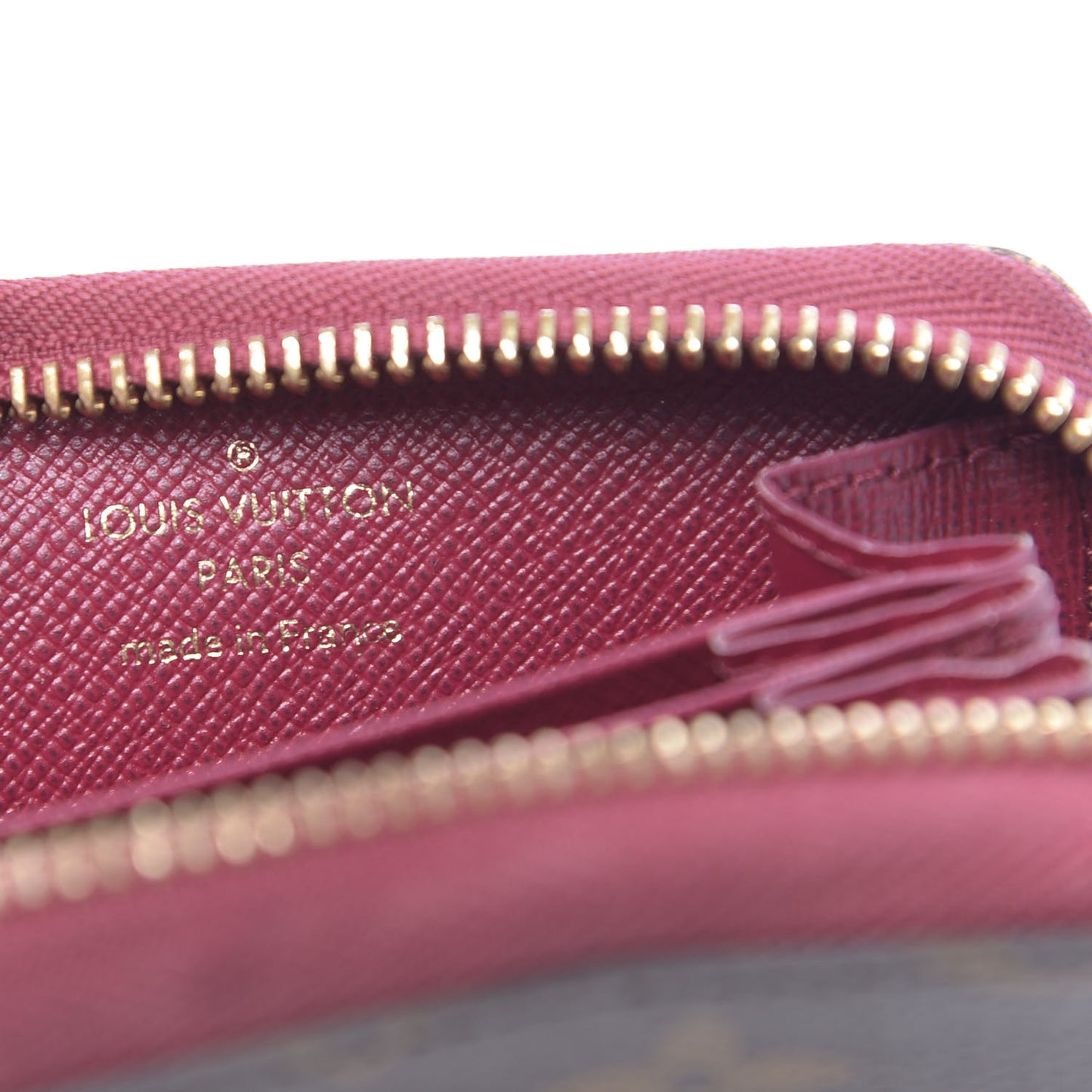 Monogram Zippy Multicartes Fuchsia