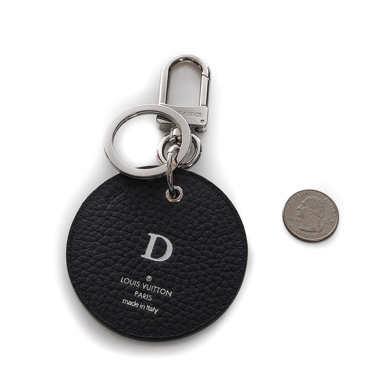 Louis Vuitton Taurillon Initials Bag Charm Key Holder 2 of 6